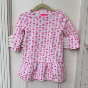 Lilly Pulitzer White and Pink Patterned dress